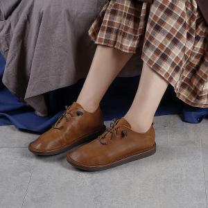 Handmade Genuine Leather Ankle Boots Lace Up Desert Boots