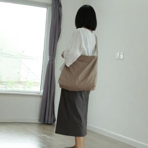 Easy-Wear Casual Minimalist Bag Cotton Plain Tote Bag