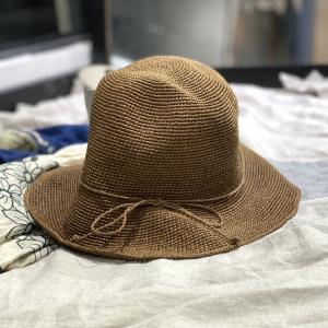 Cotton Linen Knitting Fisherman Hat Womens Handmade Sunhat