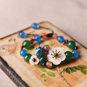 Folk Style Colorful Beaded Bracelet