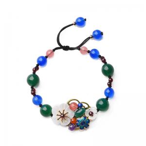 Folk Style Colorful Beaded Bracelet