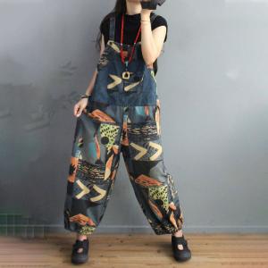 Gaffiti Art 90s Fashion Overalls Baggy Bib Overalls for Women