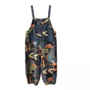 Gaffiti Art 90s Fashion Overalls Baggy Bib Overalls for Women