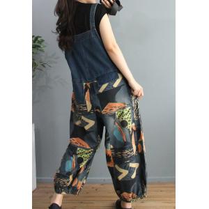 Gaffiti Art 90s Fashion Overalls Baggy Bib Overalls for Women