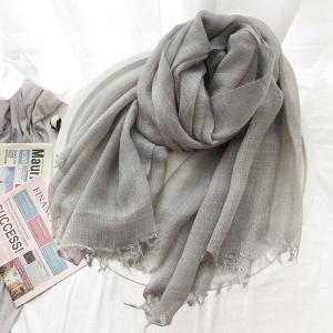 Minimalist Fashion Plaids Wool Scarf