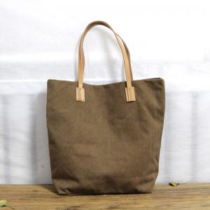 Minimalist Style Casual Shoulder Bag Cotton Linen Mom Bag