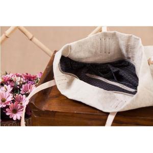 Japanese Style Casual Shoulder Bag Cotton Linen Mom Bag