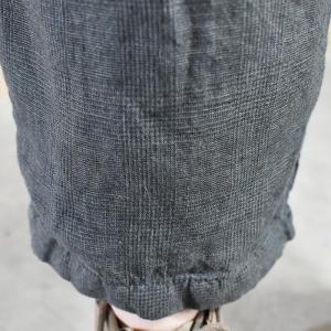 Pocket Decoration Cozy Cotton Linen Pants Loose Pull-On Pants