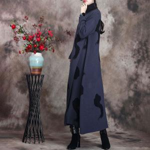 Abstract Patterns Turtle Neck Dress Fit and Flare Islamic Dresses