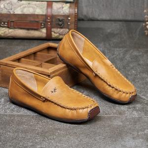 Bright Leather Vintage Mom Flats Cozy Slip on Designer Loafers