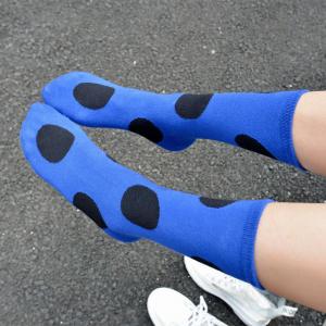 Preppy Style Polka Dot / Striped Tube Socks for Women