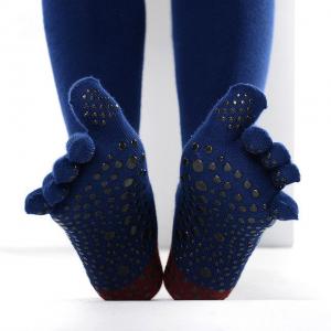 Contrast Color Anti-Slip Long Toe Socks Womens Thigh Tube Socks