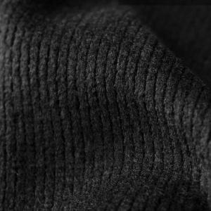 Solid Color Asymmetrical Petite Culottes Knitting Cotton Pantskirt