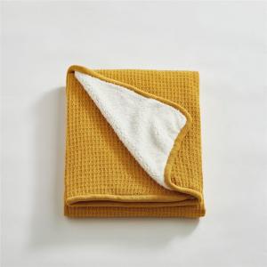 Solid Color Lamb Wool Throws Fleeced Soft Blanket