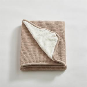 Solid Color Lamb Wool Throws Fleeced Soft Blanket