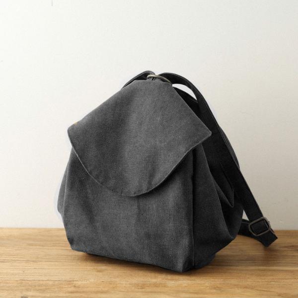 Preppy Style Canvas Backpacks Plain Korean Girls Bag