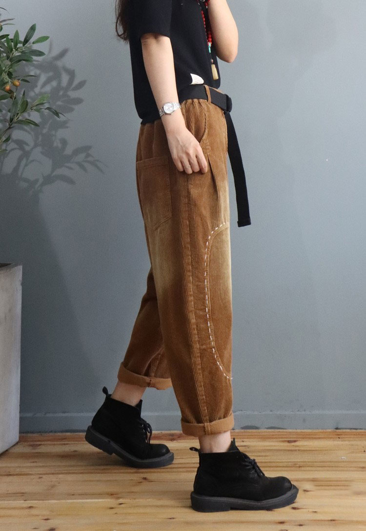 mens baggy corduroy pants