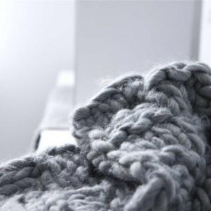 Chunky Knitting Gay Throw Blanket Winter Sofa Throw