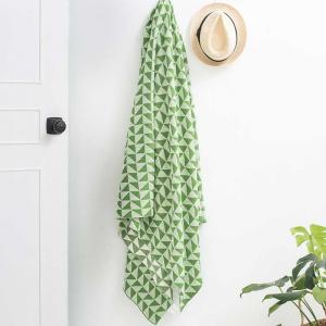Boho Style Checkered Throw Comb Cotton Camping Blanket