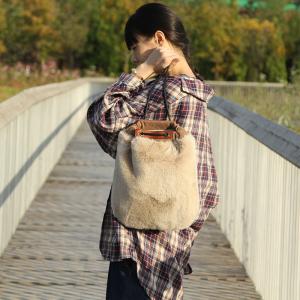 Original Design Lamb Wool Bag Korean Sherpa Shoulder Bag