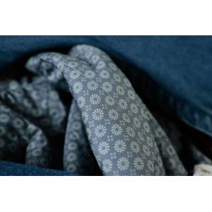 Big Pockets Blue Quilted Coat Plus Size Patchwork Denim Puffer