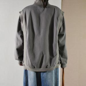Leisure Style Flap Pocket Cotton Sweatshirt Plus Size High Neck Pullover