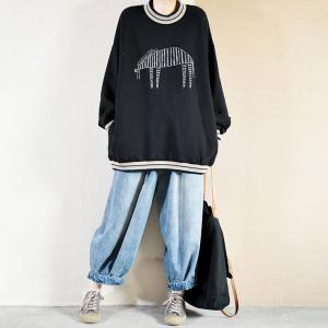 Cartoon Zebra Long Sleeve Sweatshirt Cotton Oversized Hoodie