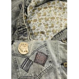 Colorful Patchwork Korean Jean Jacket Oversized Denim Outerwear