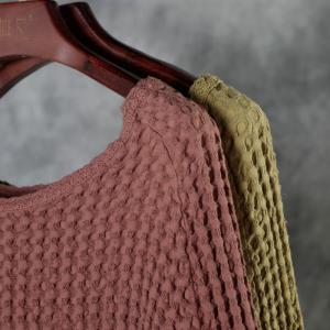 Designer Flax Cape Top Asymmetric Cotton Linen Large Tshirt