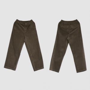 British Style Straight Leg Pants Womens Corduroy Trousers