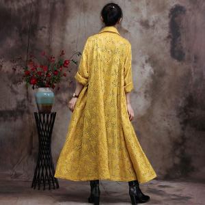 Peter Pan Collar Plus Size Trench Coat Solid Color Lace Overcoat