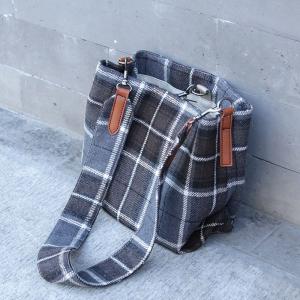 Korean Fashion Checkered/ Plain Casual Shoulder Bag