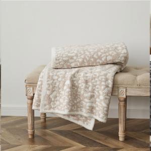 Modern Style Leopard Blanket Comfy Fleece Throw
