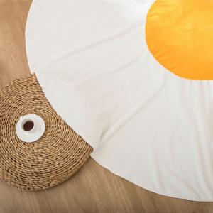 Cute Poached Egg Throw Bedding Flannel Blanket