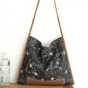 Vintage Floral Cotton Bag Womens Folk Hobo Bag