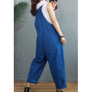 Bright Colored Cotton Korean Dungarees Womens Baggy Overalls