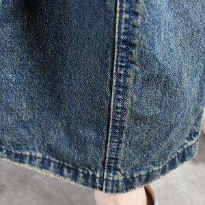 Straight Legs Loose Cuffed Jeans Trendy Boyfriend Distressed Denim