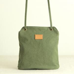 Preppy Style Long Straps Shoulder Bag Simple Womens Canvas Bag