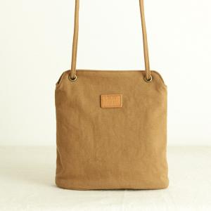 Preppy Style Long Straps Shoulder Bag Simple Womens Canvas Bag