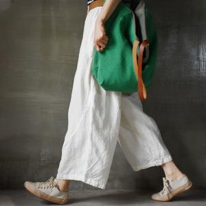 Solid Colors Linen Palazzos High Rise Beach Wide Leg Pants