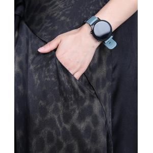 Modest Fashion Leopard Maxi Dress Silky Loose Knot Front Dress