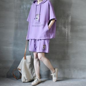 Hoodie with short pants 2025