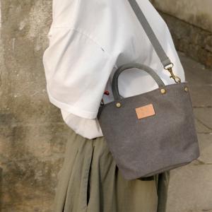 Japanese Style Canvas Handbag Small Sling Bag