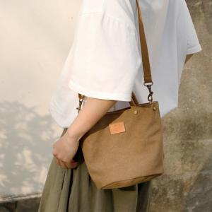 Japanese Style Canvas Handbag Small Sling Bag