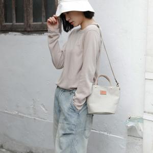 Japanese Style Canvas Handbag Small Sling Bag