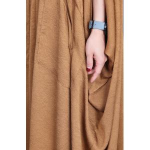 Modest Fashion Dolman Sleeves Caftan V-Neck Moroccan Dress