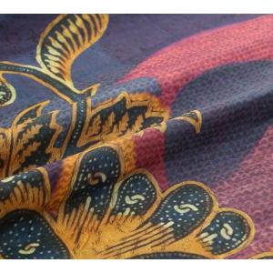 Half Sleeve Totem Prints Folk Dress Ramie Summer Short Dress