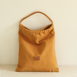 Button Up Canvas Hobo Handbag for Women