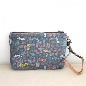 Folk Style Canvas Printed Clutch Bag