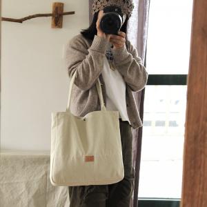 Chunky Canvas Solid Colors Tote Bag